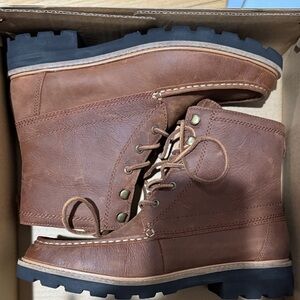 Sperry Women's Brown Lace Up Boots